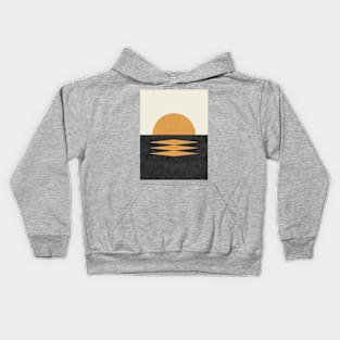 Sunset Geometric Kids Hoodie